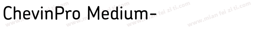 ChevinPro Medium字体转换